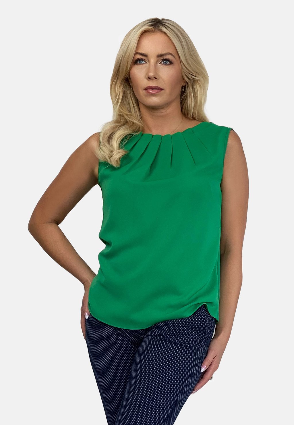 

Топ WITH PLEATS REGINA FASHION, цвет green