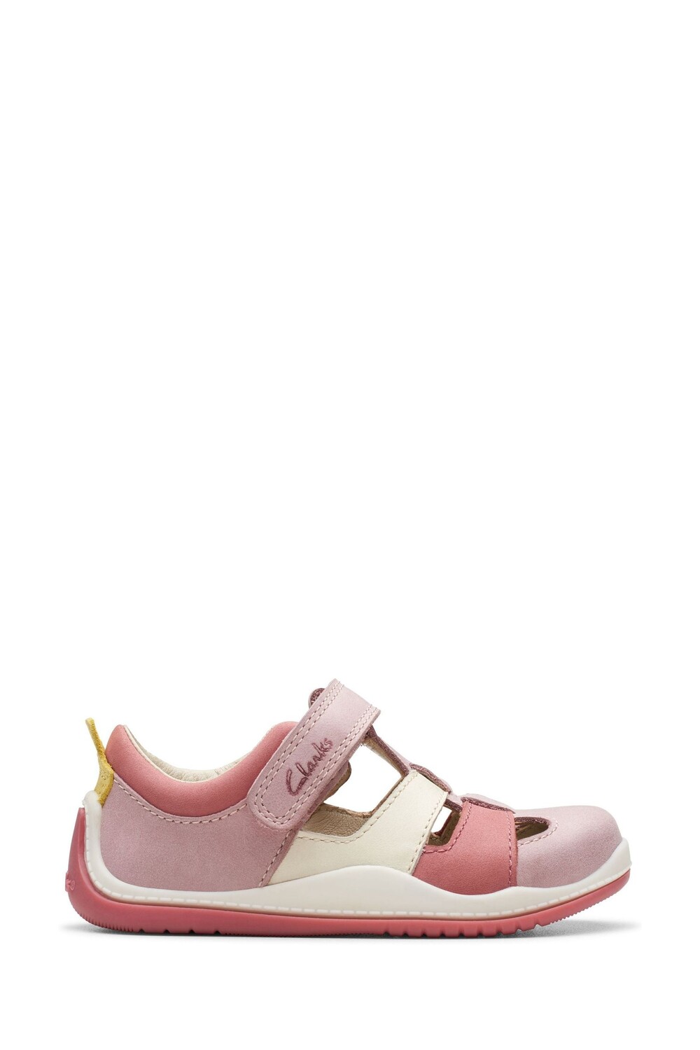 

Солнцезащитные сандалии Combi с лапшой Clarks, розовый