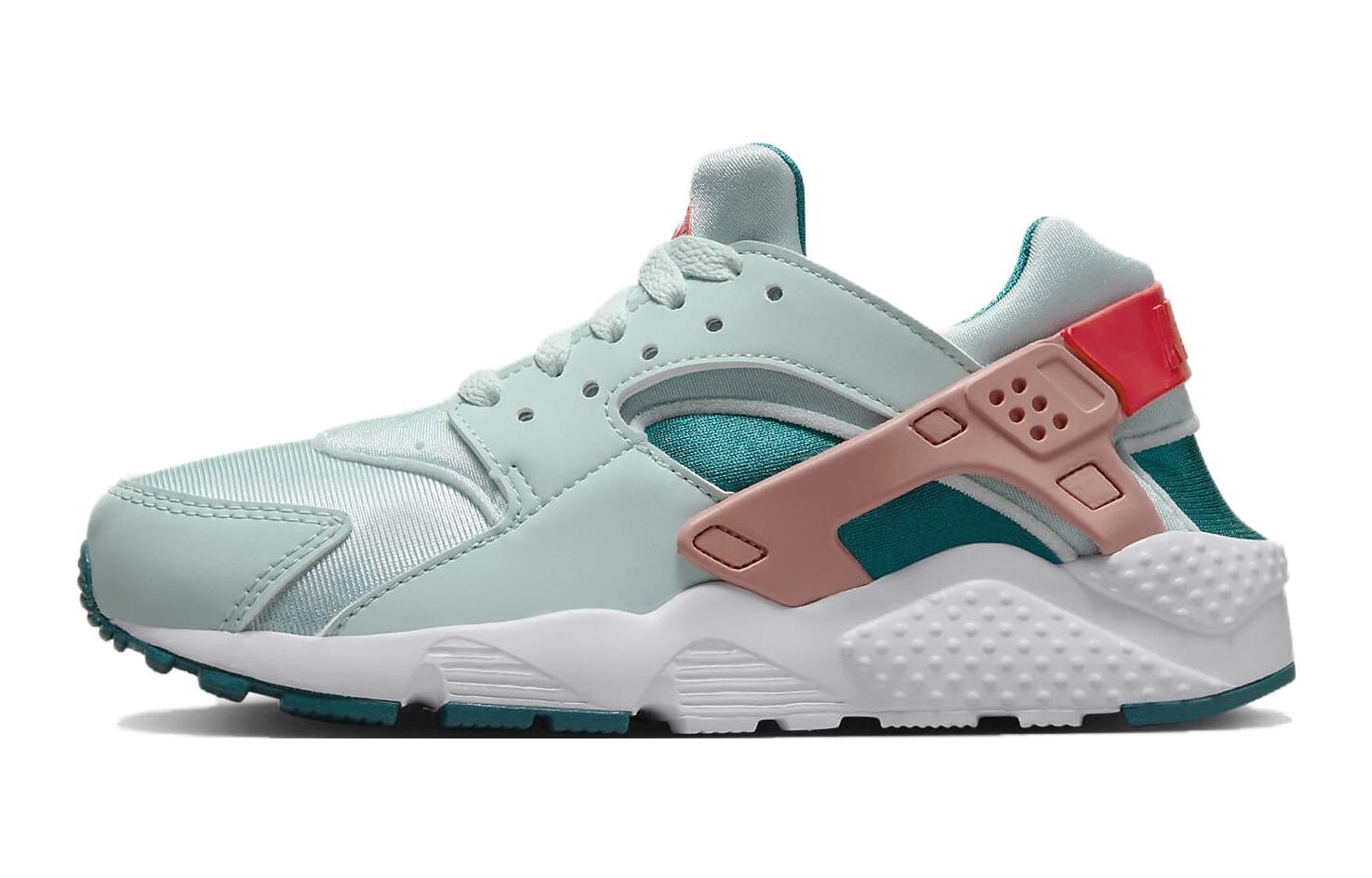 Кроссовки Nike Huarache Run GS 'Jade Ice Red Stardust', зеленый