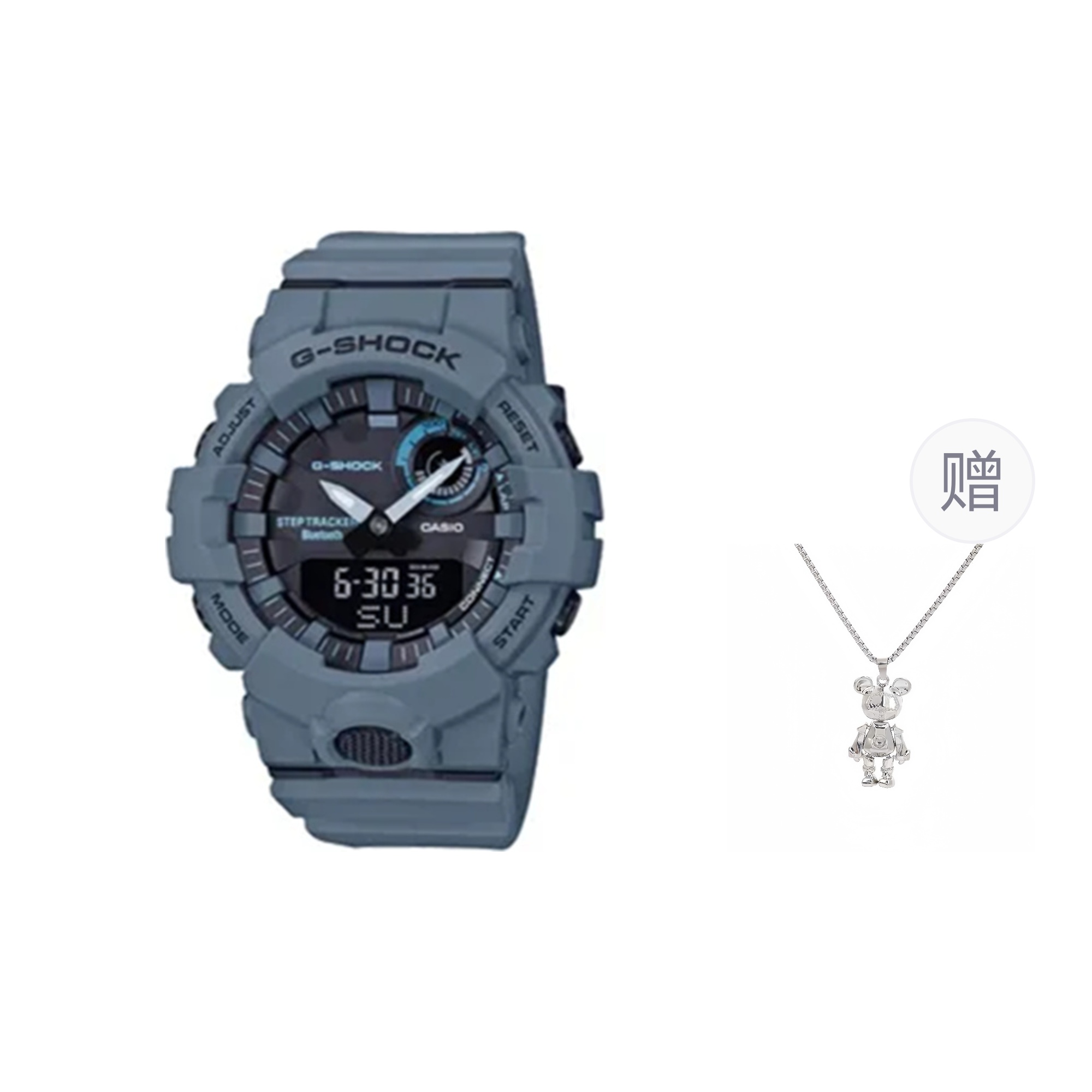 

G-SHOCK Часы G SHOCK Quartz Movement Resin Strap Watch Unisex Black Dial, Blue