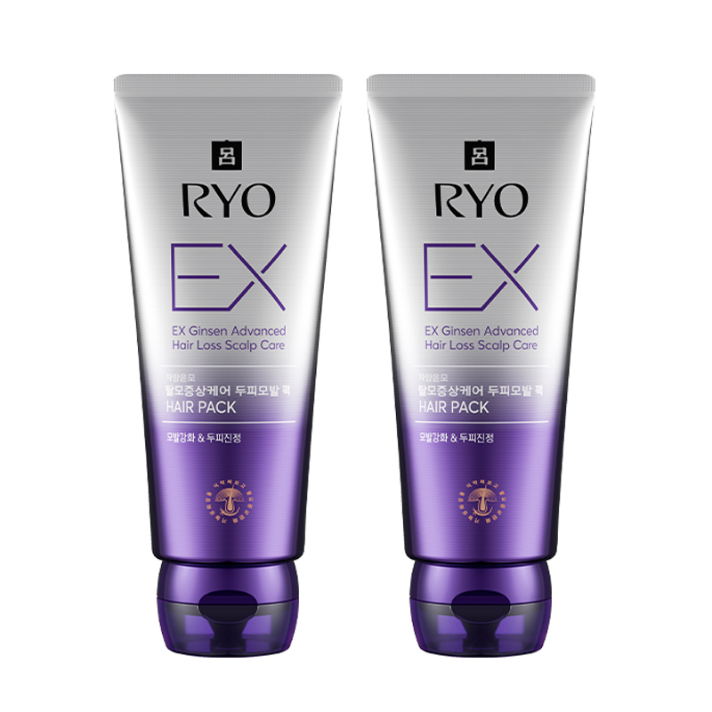 

Маска для волос Amino Acids для укрепления и предотвращения выпадения, восстанавливающая и разглаживающая Ryo, protective hair mask 200ml*2