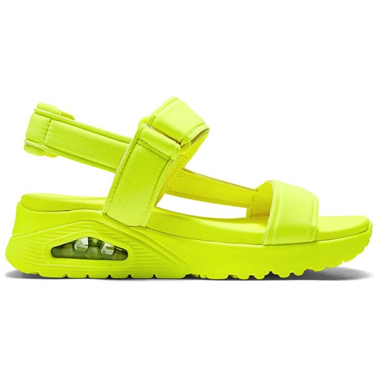 Пляжные сандалии женские флуоресцентно-желтые Skechers — фото 2