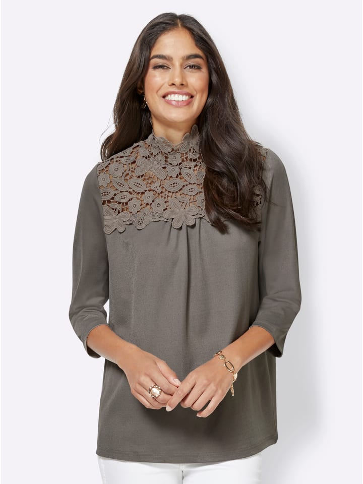 

Кружевная рубашка серо-коричневого цвета WITT WEIDEN