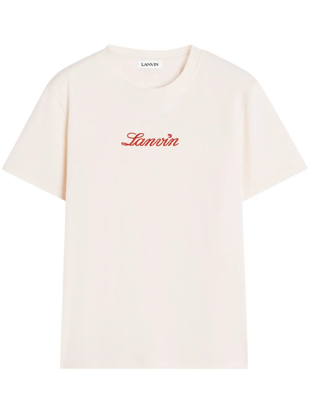 

Футболка с вышивкой Lanvin, розовый