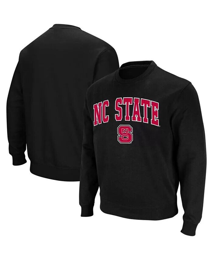 

Мужская толстовка NC State Wolfpack Arch & Logo с круглым вырезом Colosseum, черный