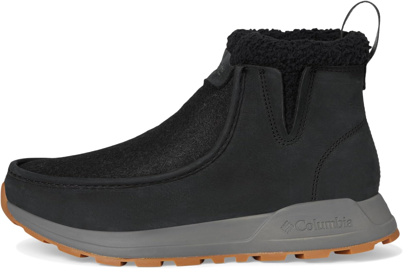 Женские ботинки Columbia Landroamer Cozy из нубука и войлока, черный — фото 4