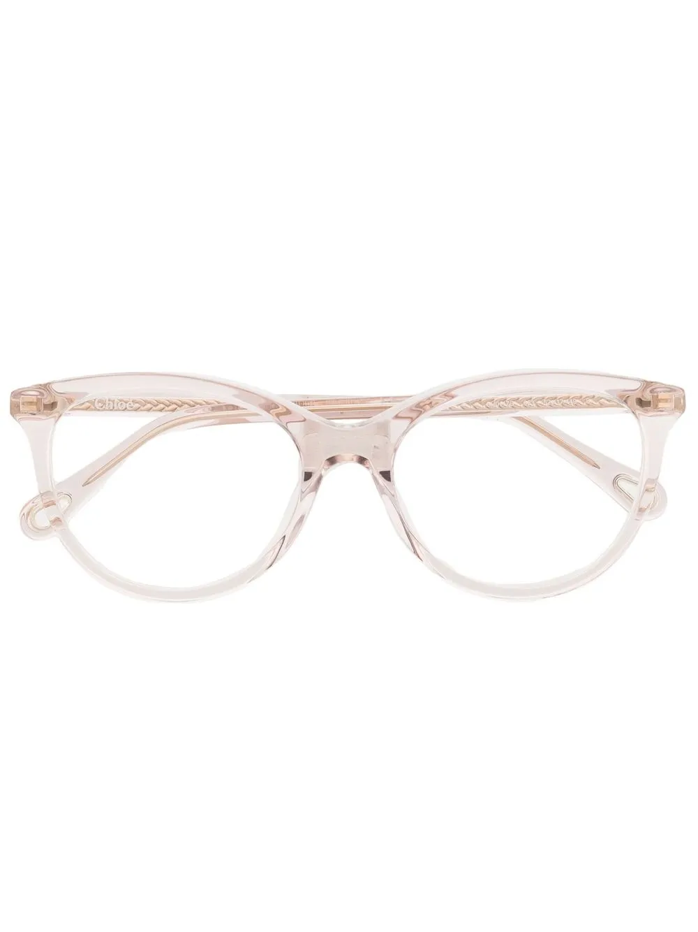 

Очки в круглой оправе Chloé Eyewear, нейтральный