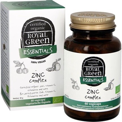 

Цинковый комплекс 60 вегетарианских капсул Royal Green