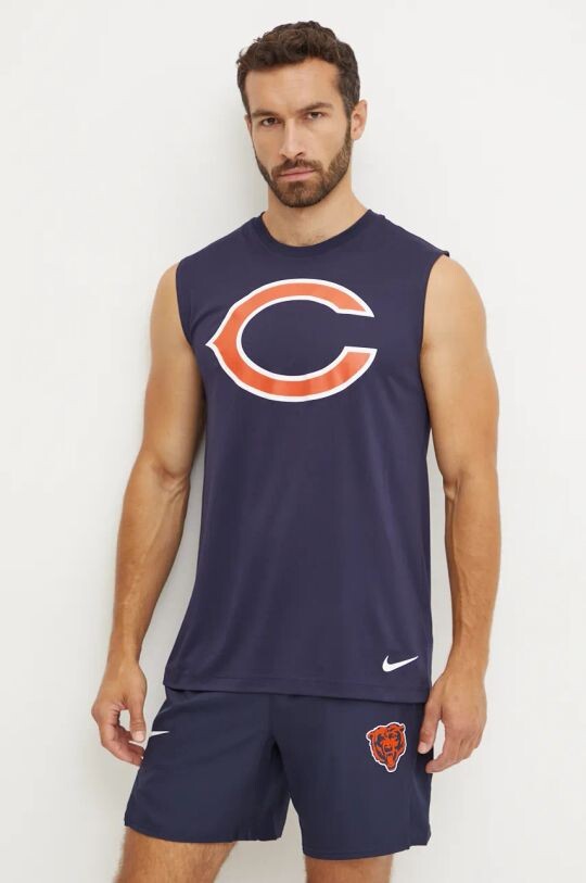 

Тренировочная майка Chicago Bears Nike, темно-синий