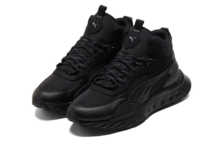 Спортивные кроссовки PUMA Wild Rider Mid Core WS 'Black', черный — фото 3