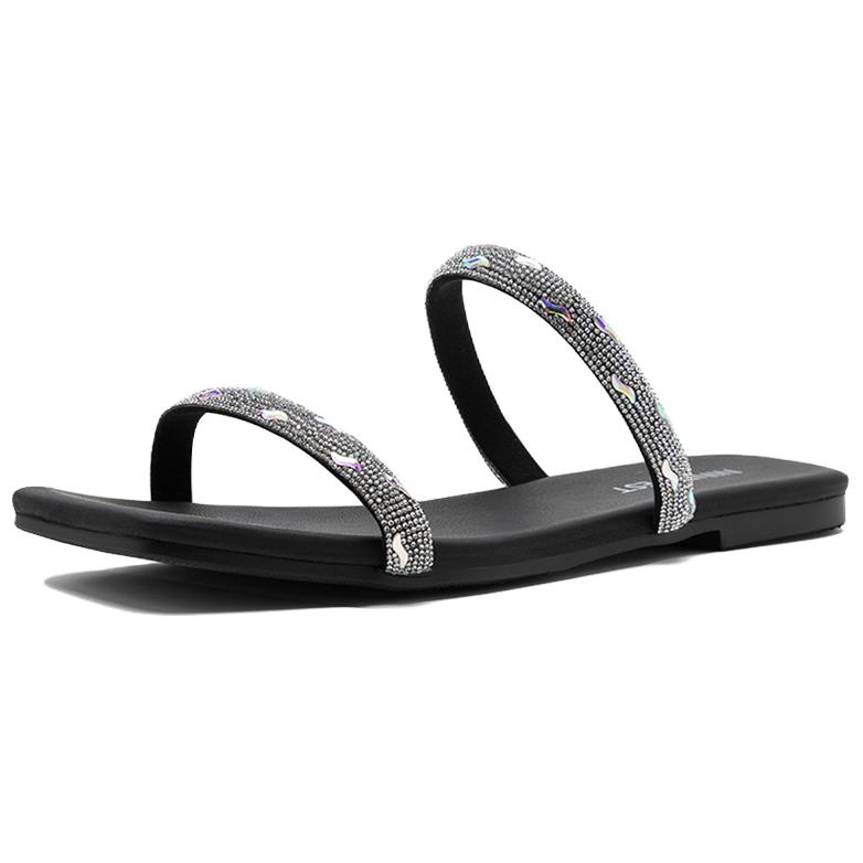 NINE WEST Женские противоскользящие тапочки устойчивые к истиранию фиолетовые, цвет Purple — фото 4