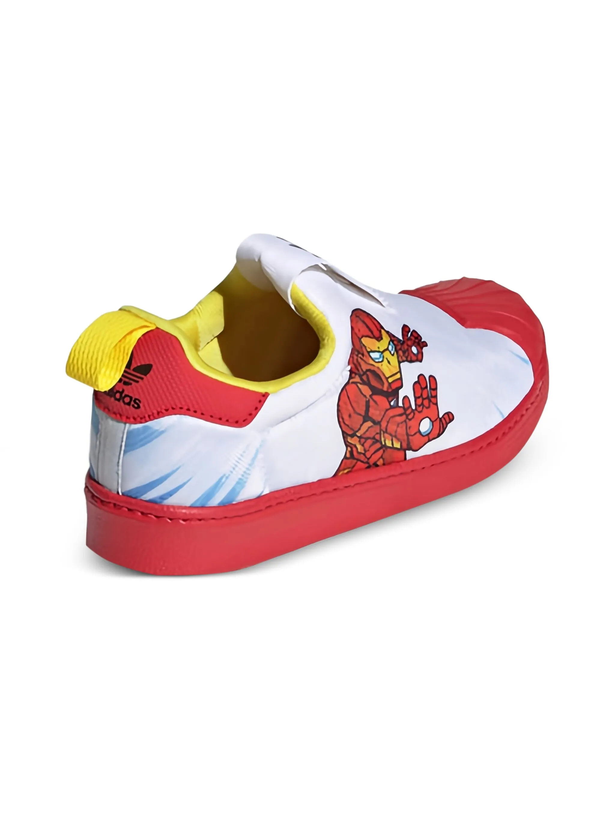 Кроссовки Superstar 360 Iron Man из коллаборации с Marvel Adidas Kids, белый — фото 3