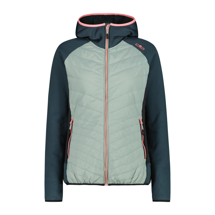 

Женская куртка CMP WOMAN JACKET HYBRID FIX HOOD 35E2946