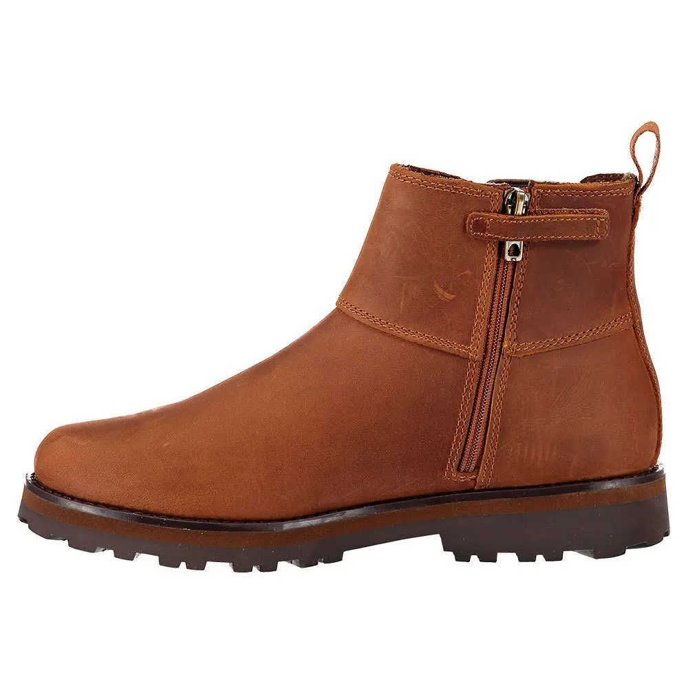 Детские ботинки челси Timberland Courma кожаные водонепроницаемые, коричневый — фото 3