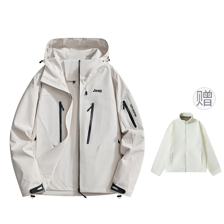 

Jeep Куртка мужская, Ivory White[Comes with Liner, 3-in-1]