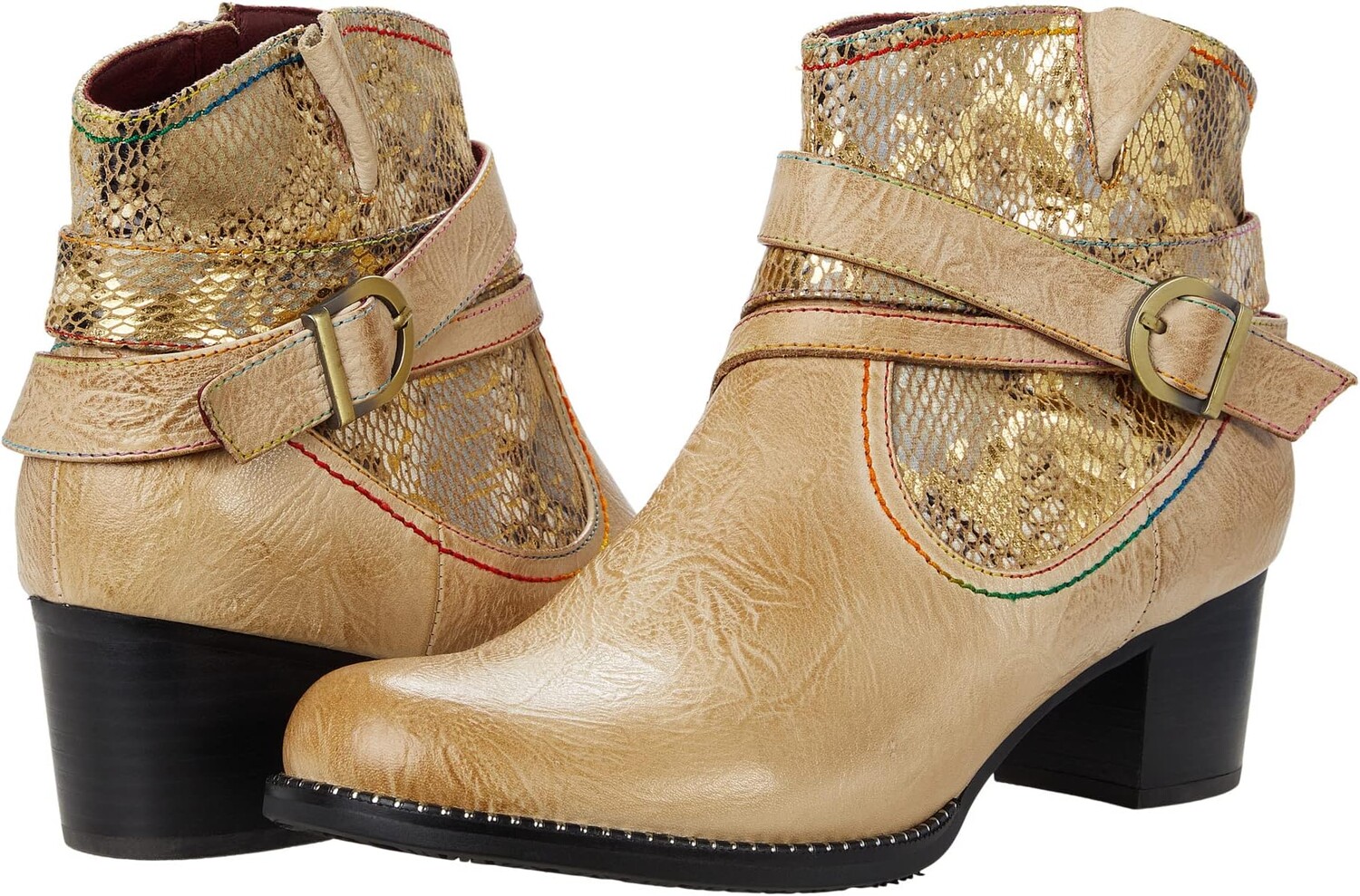 

Ботинки L'Artiste by Spring Step Zhamsha-Shine, цвет Off-White Multi