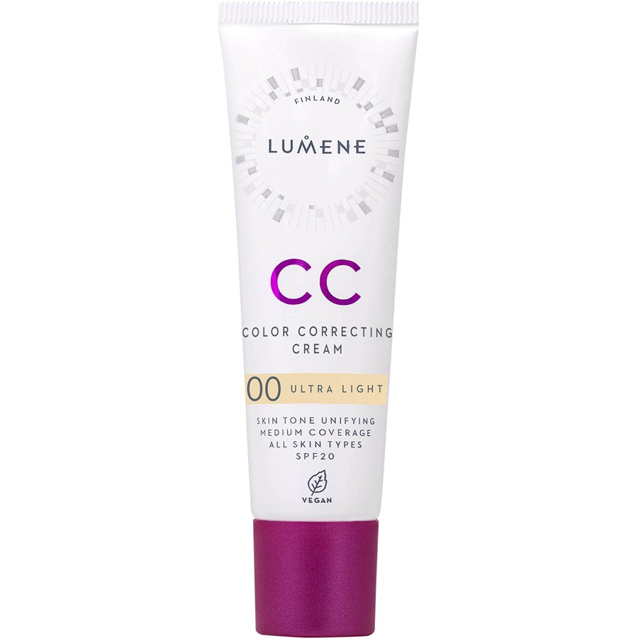 

Тональная основа Lumene CC Color Correcting Cream LSF 20, 00 Ultra Light / 30 ml