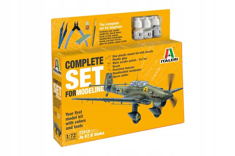 

Ju-87B Stuka, Italeri 72010 подарочный набор