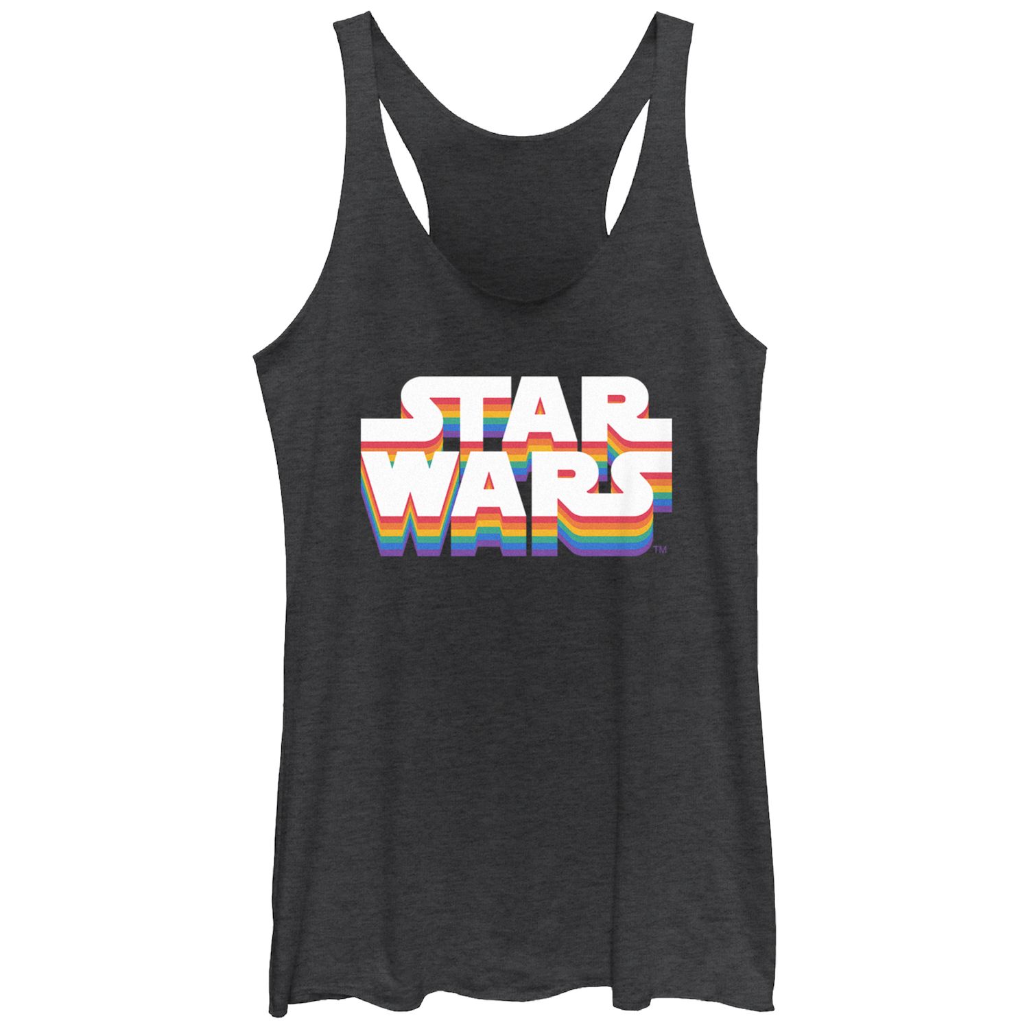 

Майка с логотипом Tri-Blend Racerback для юниоров Star Wars Pride Drop Shadow Licensed Character