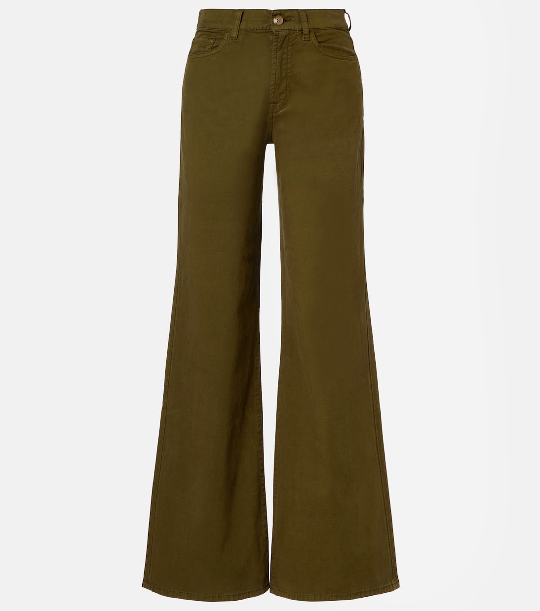 

Лотта джинсы с широкими штанинами 7 For All Mankind, Twill Army