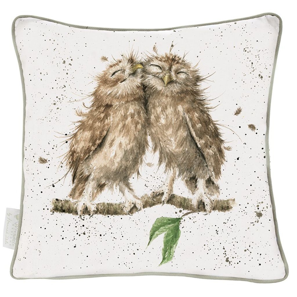 

Хлопково-льняная подушка Wrendale Designs Cuddly Owls ок. 60 x 60 см | WD-LCU001