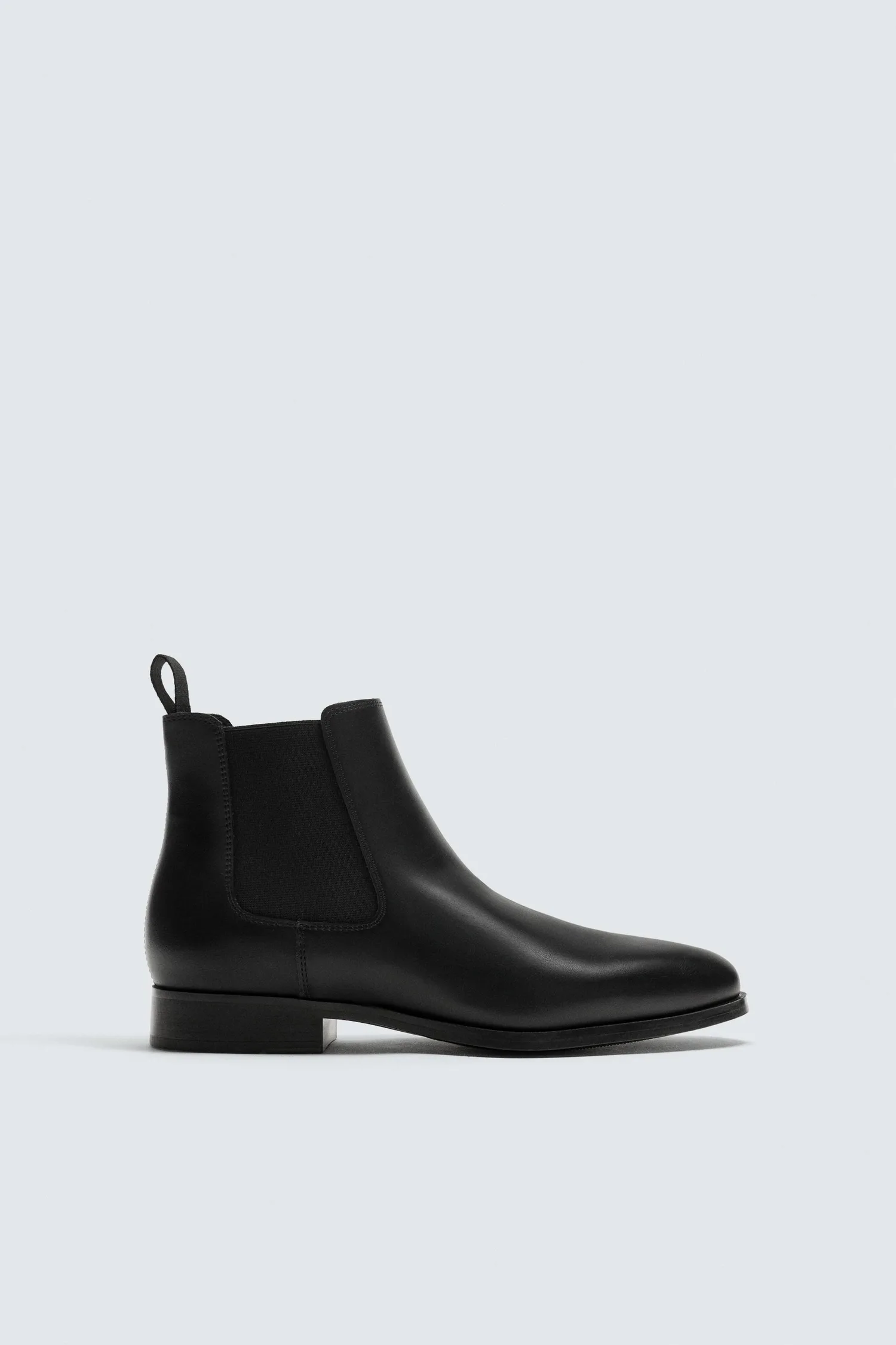 Остроносые ботинки челси Zara, черный — фото 4