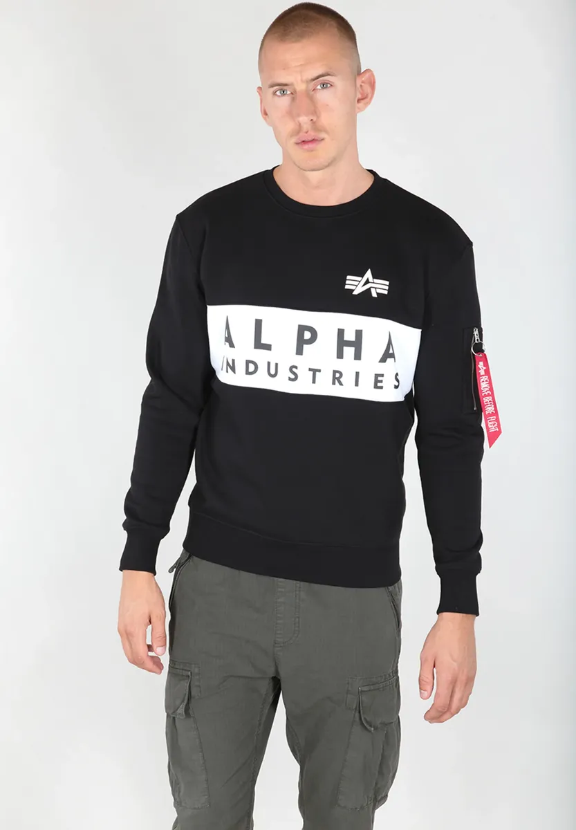 

Свитер Alpha Industries " Alpha Industries Мужчины - Свитер с логотипом в виде толстовок ", черный