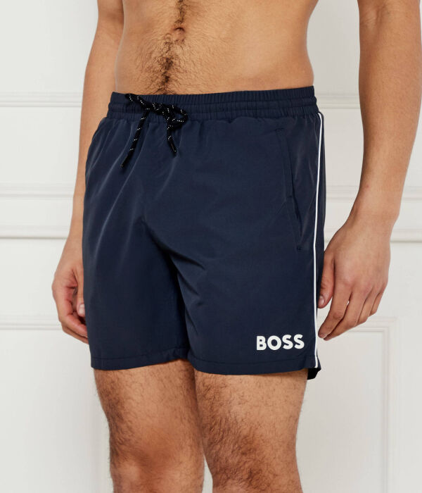 

Шорты для плавания «Морская звезда» Regular fit Boss Bodywear, синий