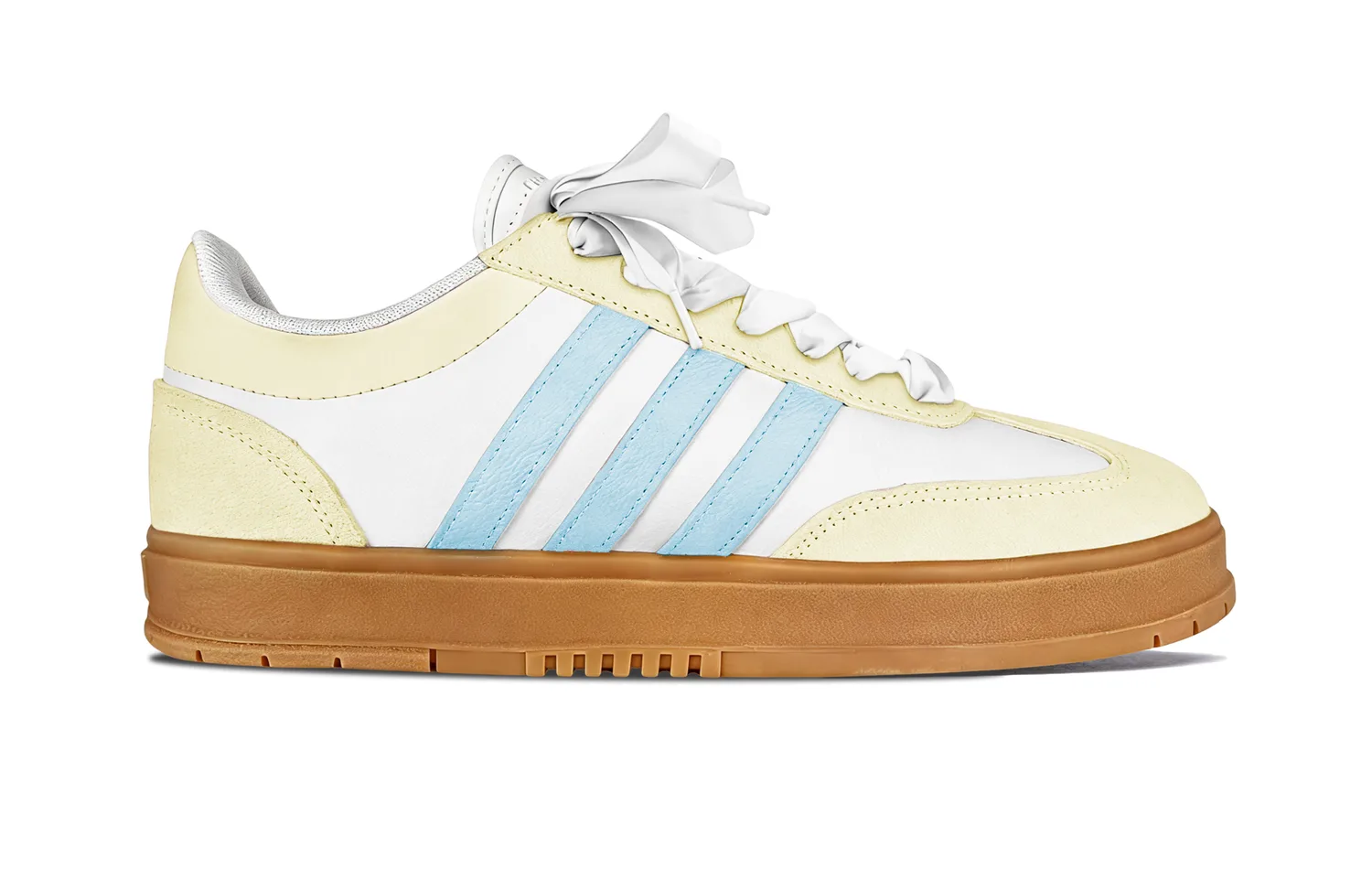 Adidas GRADAS Maris Sal Moonlight Suede Coverage Slip Resistant Low top Skateboard Shoes Unisex Sky Blue — фото 4