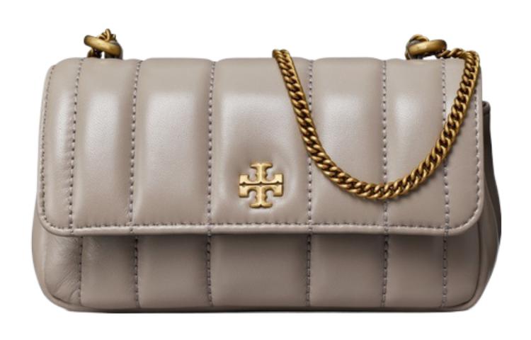 

Сумка Kira Sheepskin, кросс-боди, мини-сумка через плечо для женщин Hawk Gray TORY BURCH