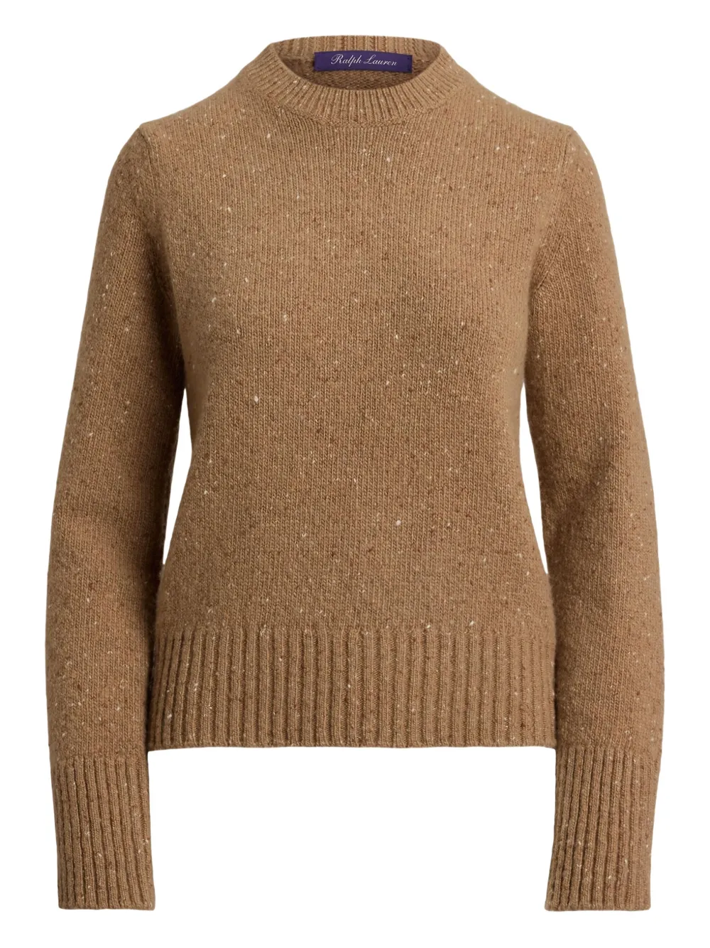 

Кашемировый свитер Donegal в мелкую точку Ralph Lauren Collection, коричневый