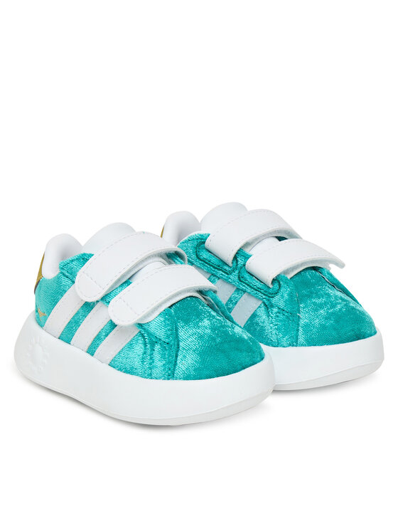 

Кроссовки Disney Jasmine Grand Court 2.0 JR4920 Adidas, бирюзовый