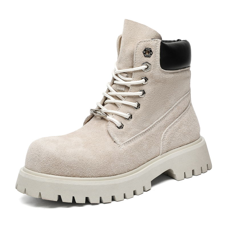 

PAVEA Мужские бежевые ботинки на щиколотку, цвет Beige