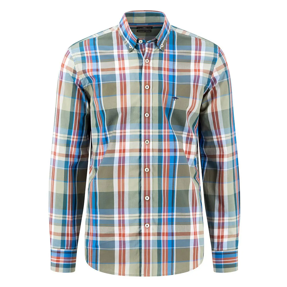 

Рубашка с длинным рукавом Fynch Hatton 14078030, зеленый