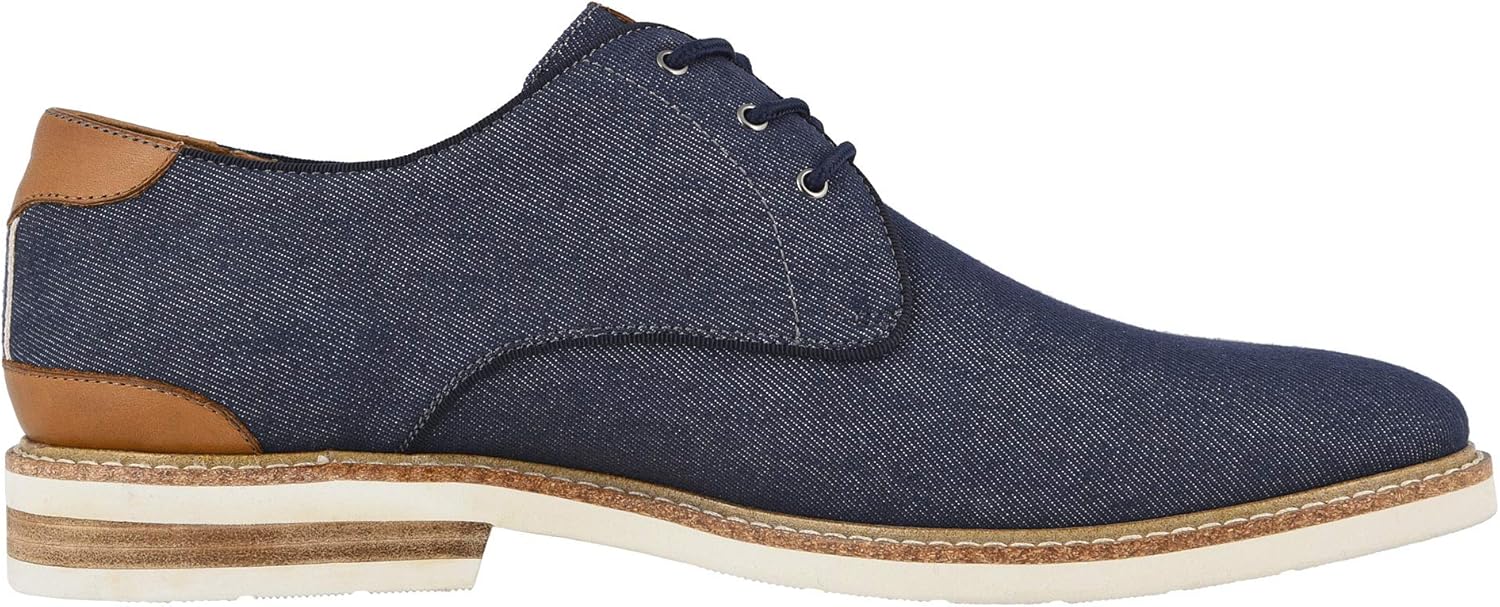 Мужские оксфорды Florsheim Highland Canvas с plain toe, темно-синий — фото 2