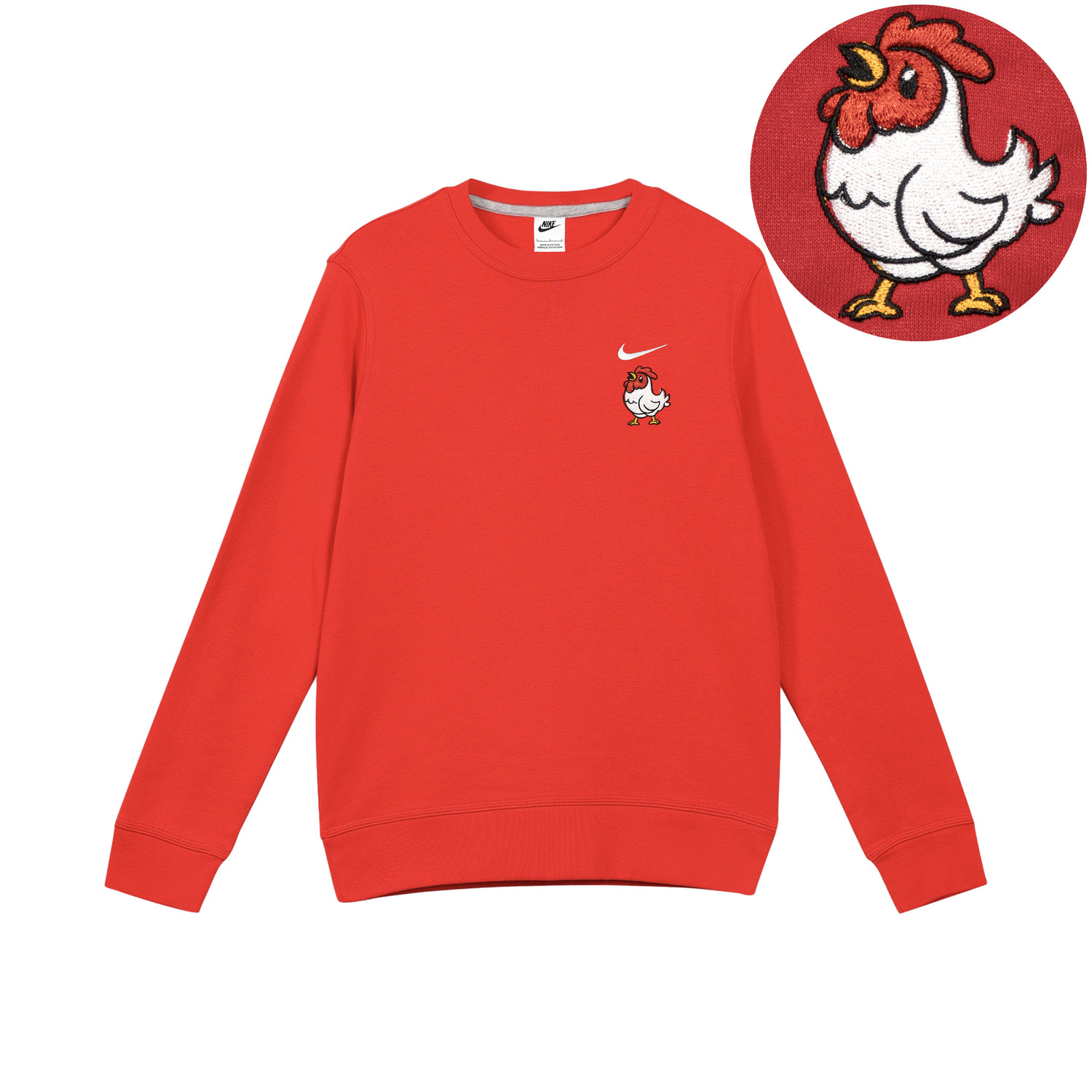 

Nike Невероятная однотонная спортивная толстовка Unisex Red