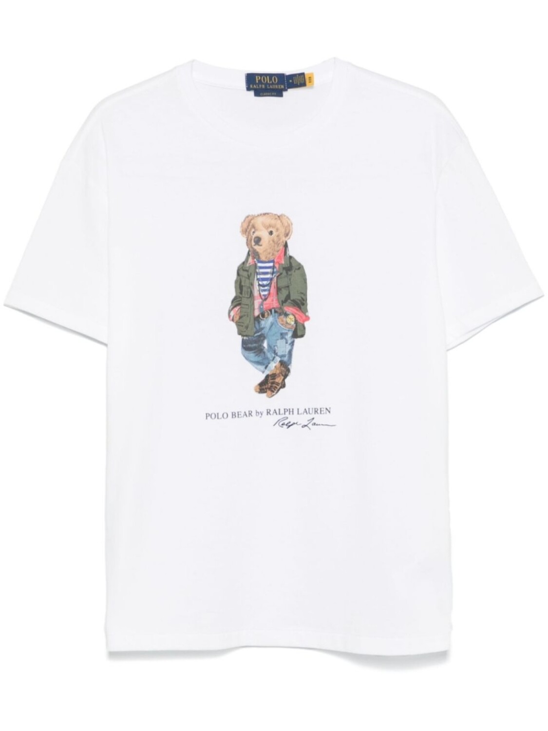 

Футболка с мотивом Polo Bear Polo Ralph Lauren, белый