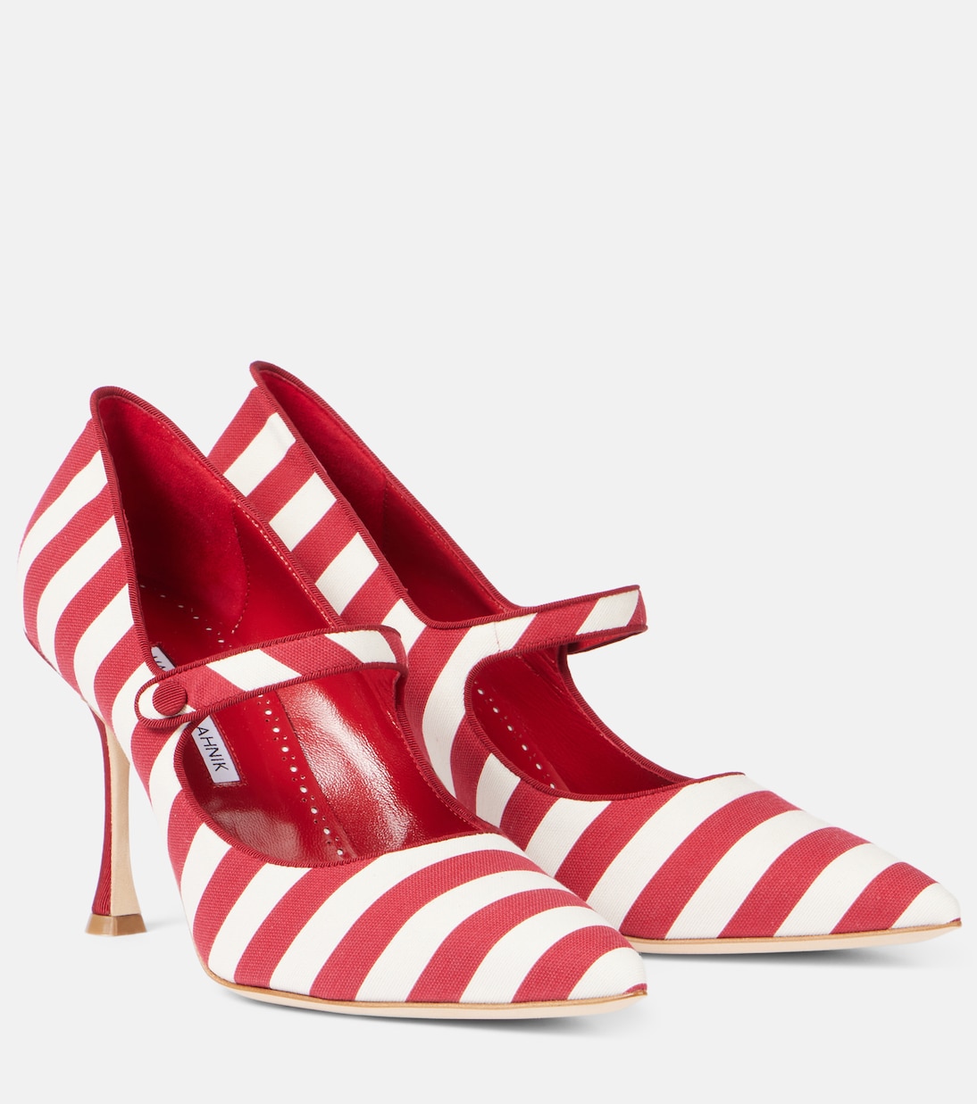 Капри в полоску Mary Jane Manolo Blahnik, 970I Ywow