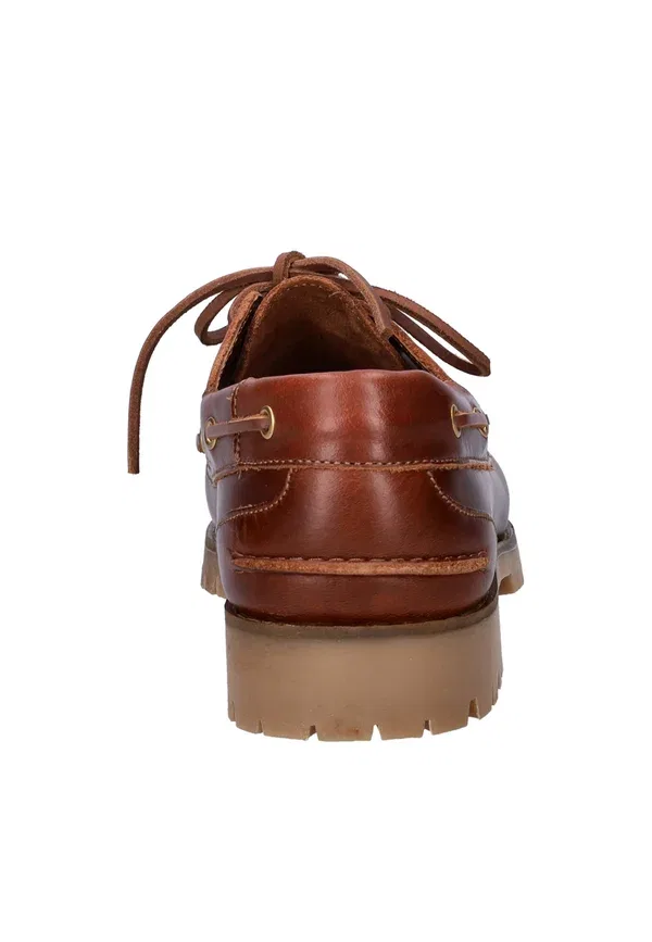 Обувь Heren bootschoen boat shoes Nelson, коричневый — фото 3