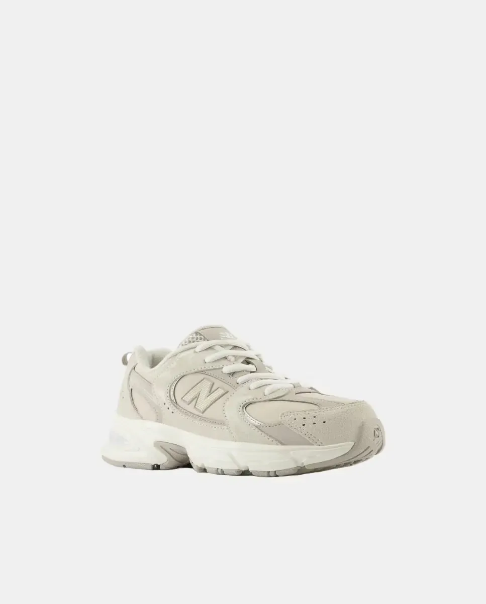 Повседневная детская кроссовка 530 с эластичными шнурками New Balance, серый — фото 4