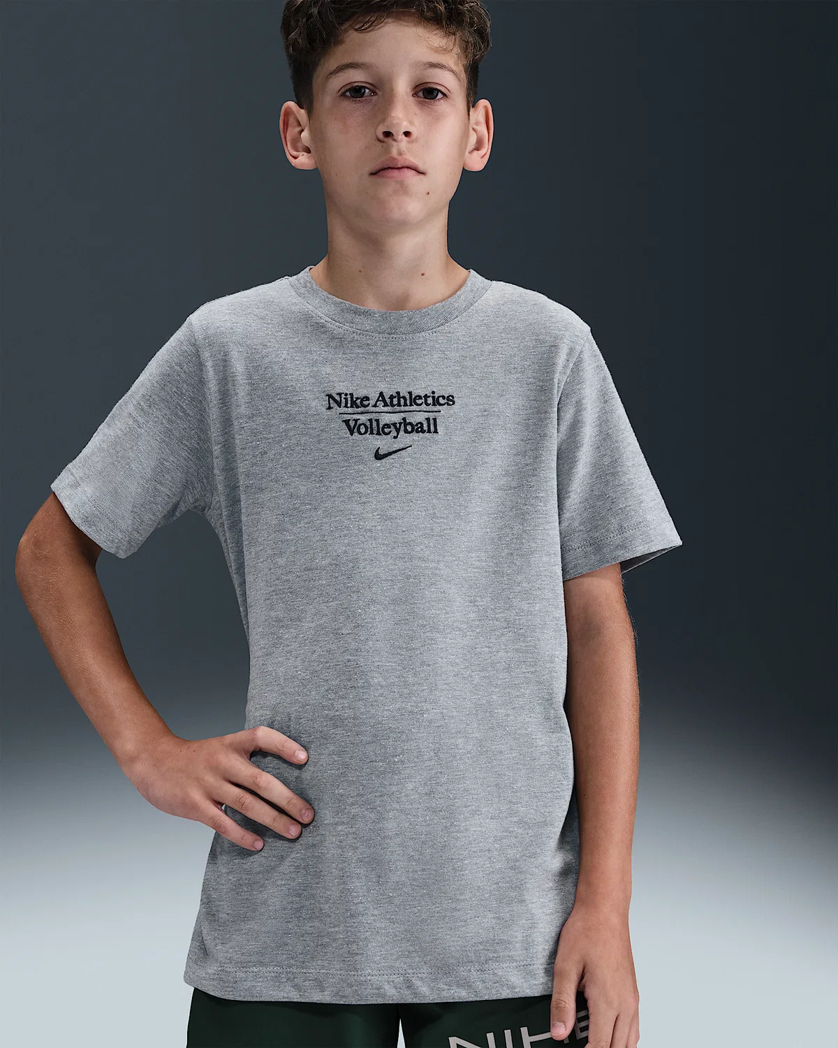 Детская футболка Nike Volleyball, Dark Grey Heather
