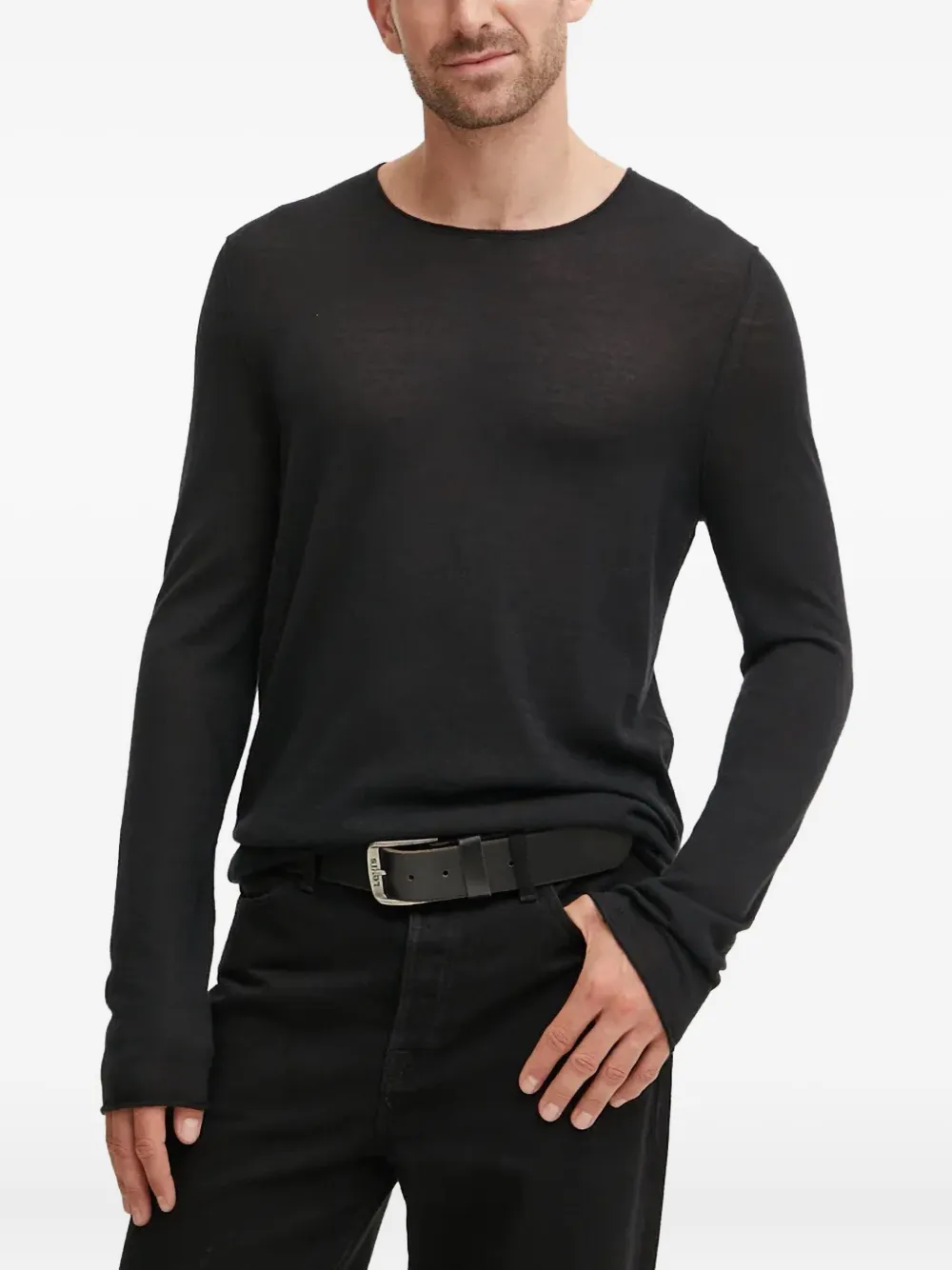 

Джемпер с необработанными краями Zadig&Voltaire, черный