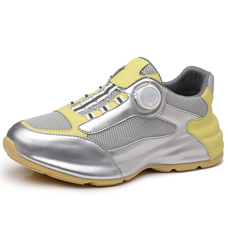 

POPULAR ROUSE PR Низкие повседневные мужские туфли серо-серебристые, цвет Gray Silver