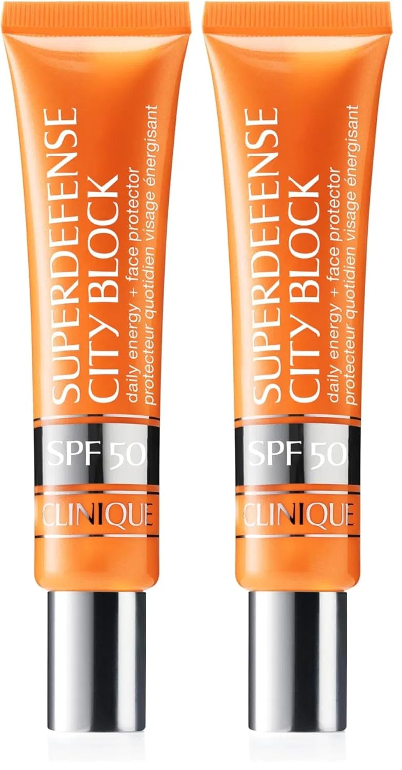 Крем для лица SPF50 CLINIQUE Защитный Superdefense City Block Broad Spectrum Daily Energy + Face Protector, 