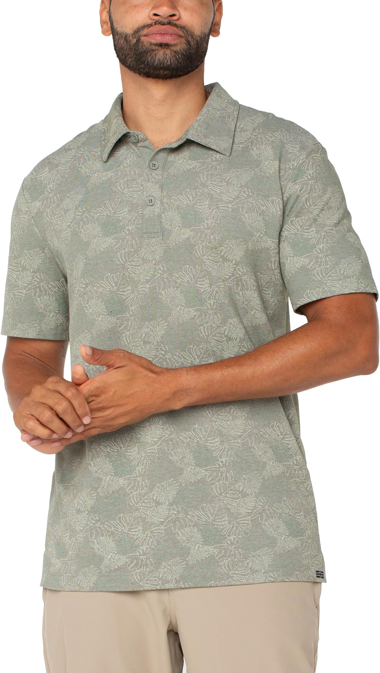 

Футболка Liverpool Los Angeles Short Sleeve Polo, цвет Sage/Grey