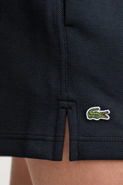 Шорты спортивные Lacoste, высокая талия, синий — фото 4