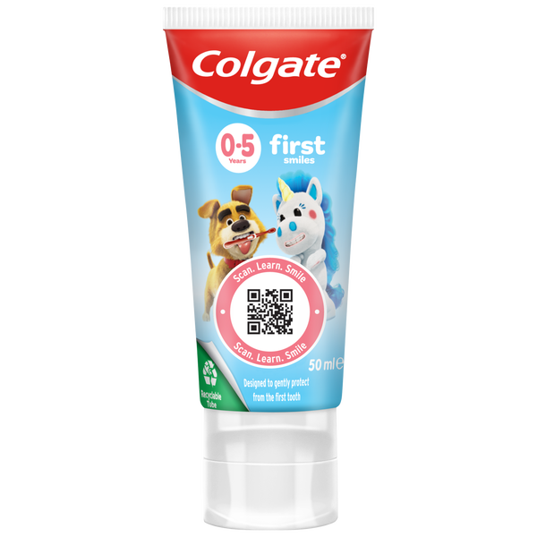 

Зубная паста для детей 0-5 лет, 50 мл Colgate Kids first smiles