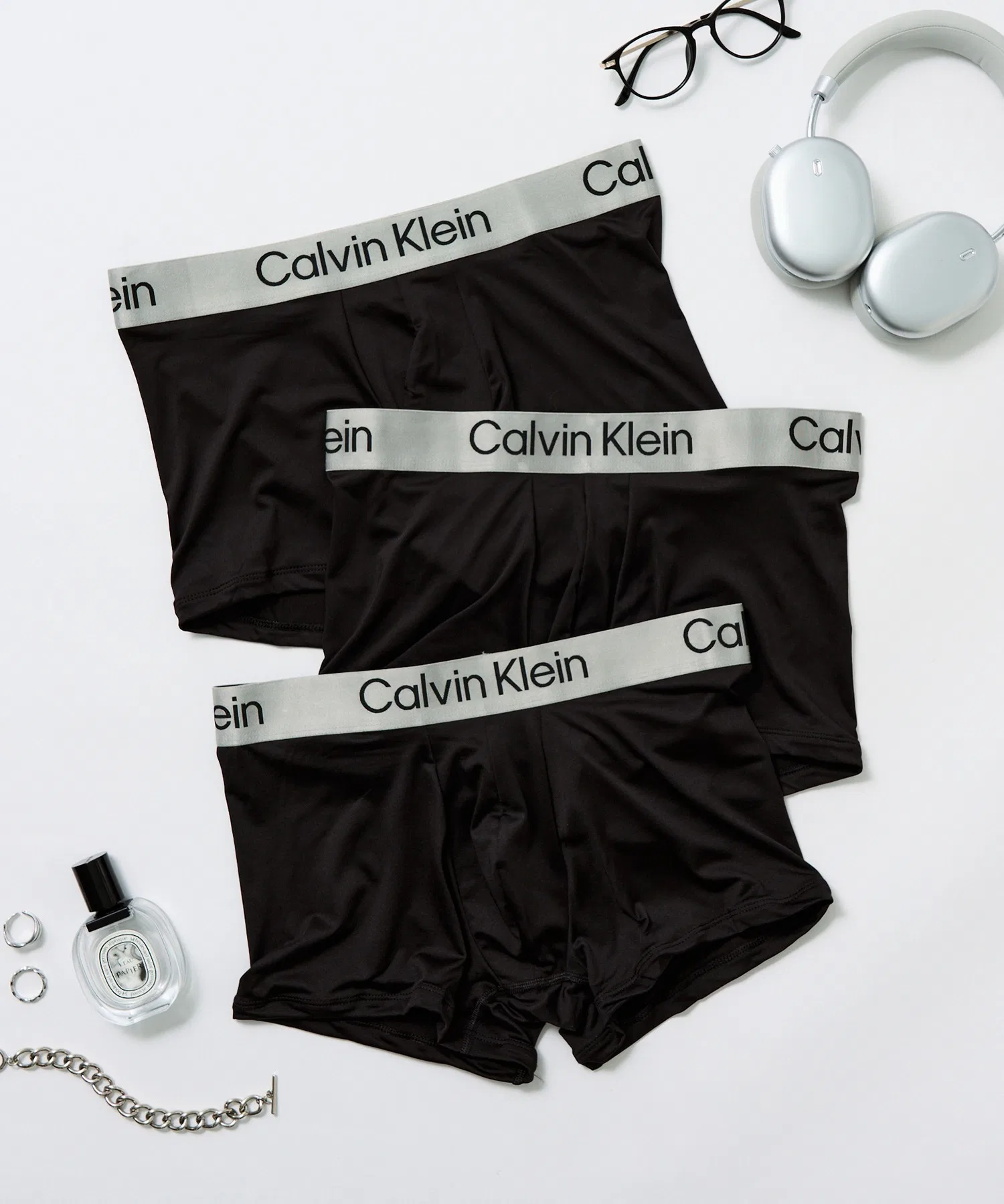 【Calvin Klein】Боксерские трусы, комплект из 3 штук, NB4269