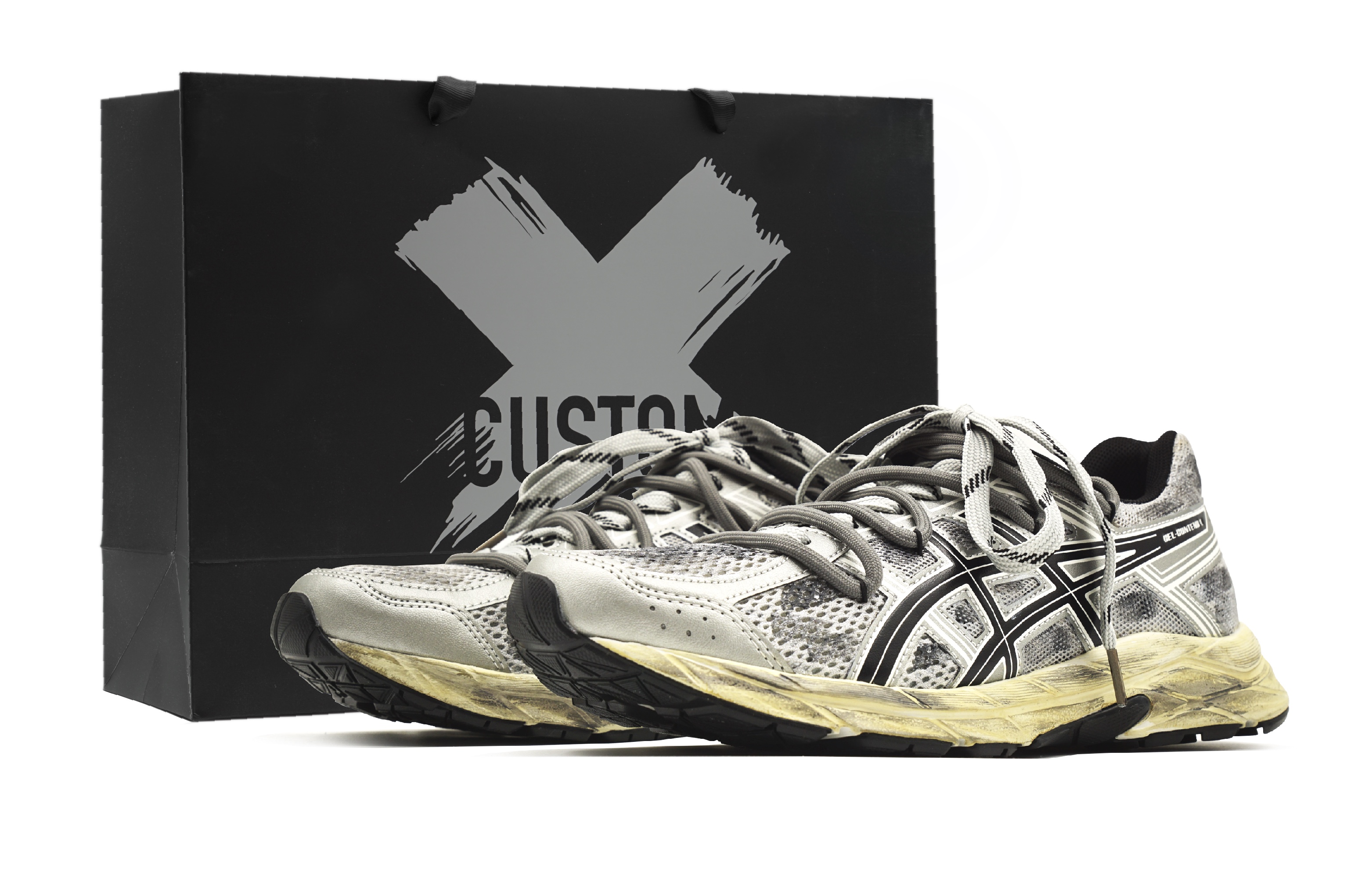 

ASICS Кроссовки мужские Gel Contend 4 с низким верхом, черные