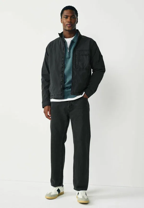 Куртка джинсовая на молнии Regular fit Next, черный — фото 2